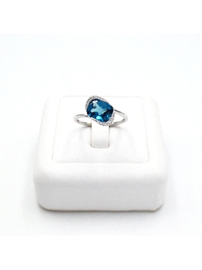SORTIJAS ORO BTE 0.017 TZ BLUE 1.34                                   