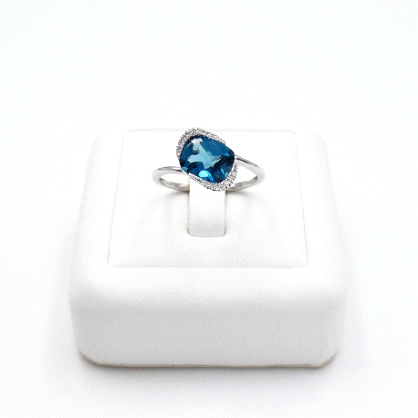 SORTIJAS ORO BTE 0.017 TZ BLUE 1.34                                   