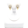 Pendientes de oro con circonitas