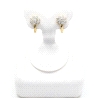 Pendientes de oro blanco