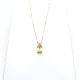 GARGANTILLAS ORO BTE 0.05K PERIDOTO                                   