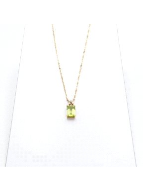 GARGANTILLAS ORO BTE 0.05K PERIDOTO                                   