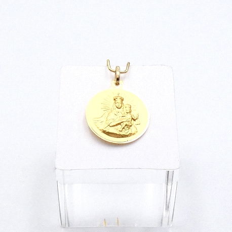MEDALLAS ORO ESCAPULARIO                                              