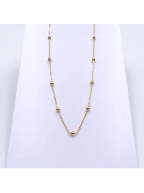 GARGANTILLAS ORO 40CM