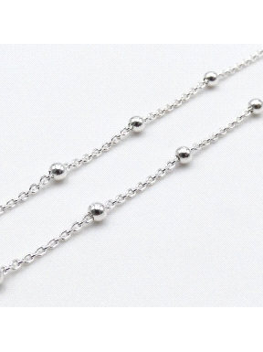 CADENA PLATA 45CM