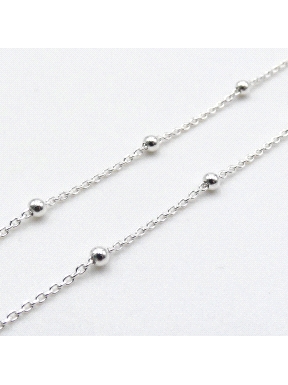 CADENA PLATA 45CM
