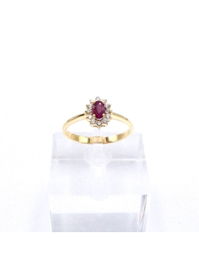 SORTIJAS ORO ESMERALDA