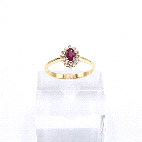 SORTIJAS ORO ESMERALDA