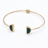 PULSERAS ORO MALAQUITA