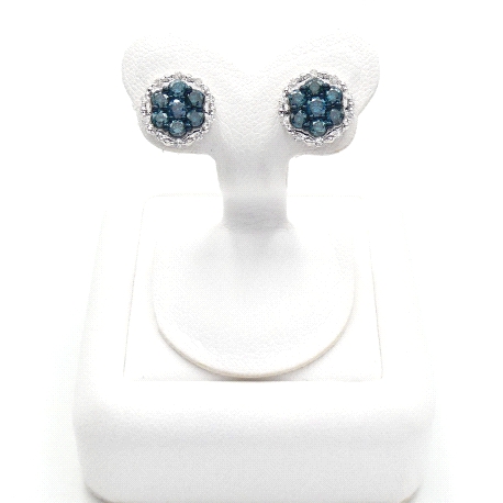 PENDIENTES ORO BTE 0.13K BLUE 0.64