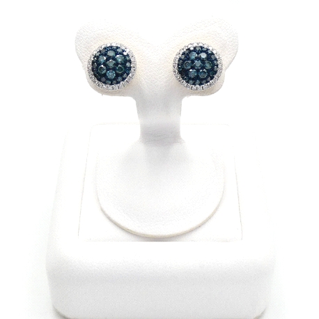 PENDIENTES ORO BTE 0.18K BLUE SAP 0.57