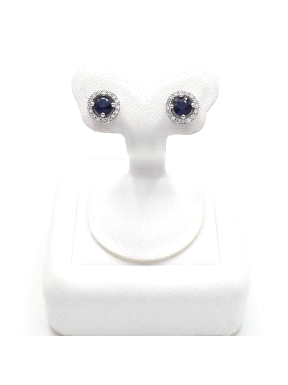 PENDIENTES ORO BTE 0.164 BLUE SAP 0.70