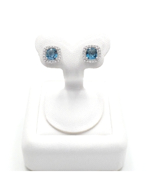 PENDIENTES ORO BTE 0.16KT BLUE 1.682