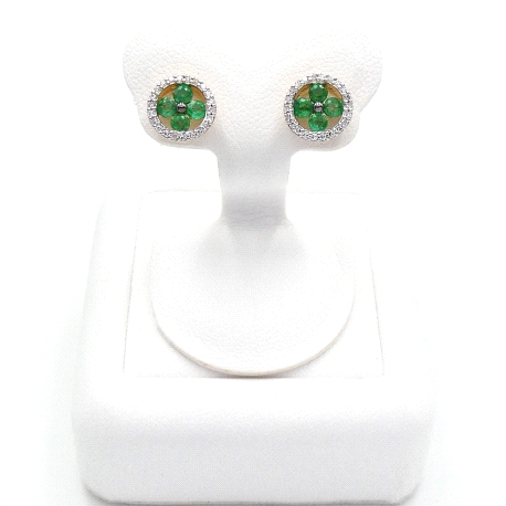 PENDIENTES ORO BTE 0.12 KT ESMD.0.448