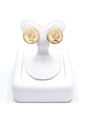 PENDIENTES ORO MONEDA