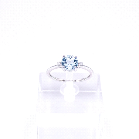 SORTIJAS ORO BTE 0.02KT TPZ 0.97