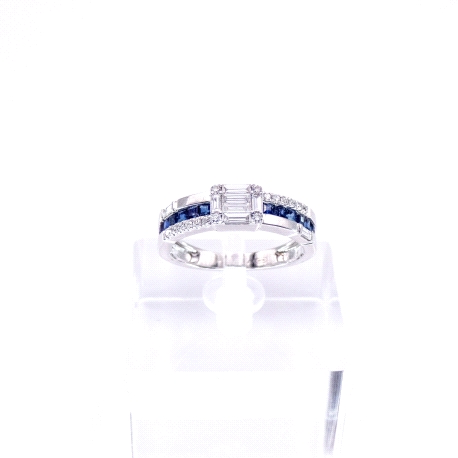 SORTIJAS ORO BTE 0.37KT ZAF,SAPP 0.54