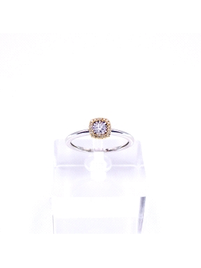 SORTIJAS ORO BTE 0.11KT