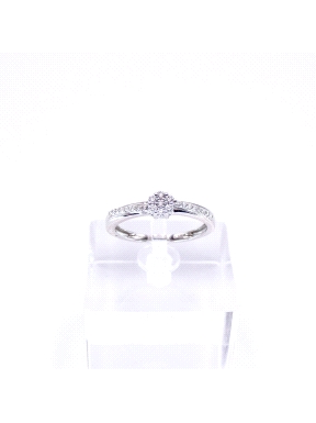 SORTIJAS ORO BTE- 0.17KT