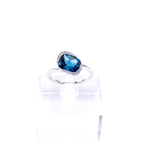 SORTIJAS ORO BTE 0.017 TZ BLUE 1.34