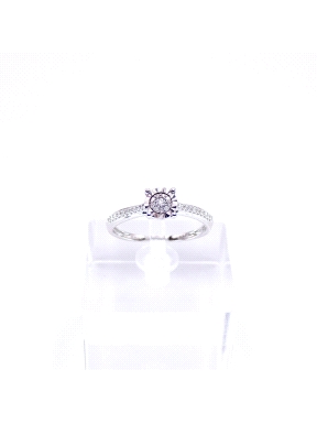SORTIJAS ORO BTE 0.12KT