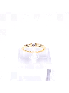 SORTIJAS ORO BTE 0.10KT