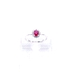 SORTIJAS ORO BTES 0.12KT RUBI 0.46