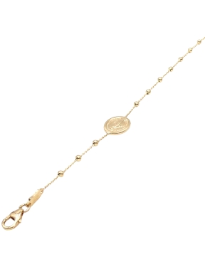 PULSERAS ORO ROSARIO