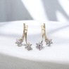 Pendientes de oro con circonitas