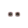 pendientes con zirconitas rosados