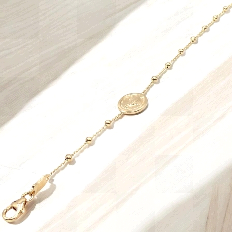 PULSERAS ORO ROSARIO