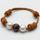 PULSERAS CUERO/PERLA PA9085
