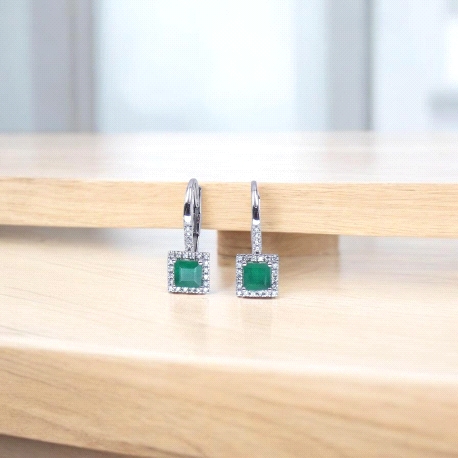PENDIENTES ORO BTE 0.14KT ESMD 0.90