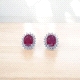 PENDIENTES ORO BTE 1.24KT RUBI 10.20