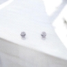 Pendientes de oro blanco
