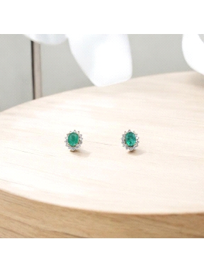 PENDIENTES ORO BTES 0.26KT ESMRD 0.67
