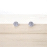 Pendientes de oro blanco