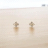 Pendientes de oro con circonitas