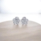 Pendientes de oro blanco