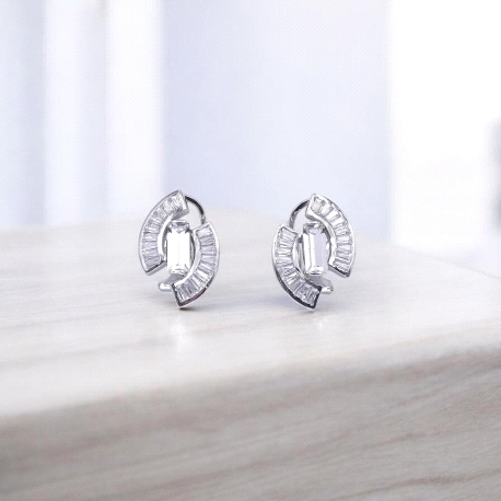 PENDIENTES ORO 750MLS ALVM8883