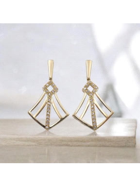 PENDIENTES ORO 750 MLS ALVE23556