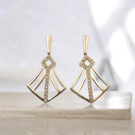 PENDIENTES ORO 750 MLS ALVE23556