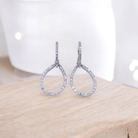 PENDIENTES ORO 750 MLS ALVM5760