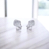 Pendientes de oro blanco