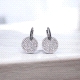 PENDIENTES ZIRCON NEGRO PA10379
