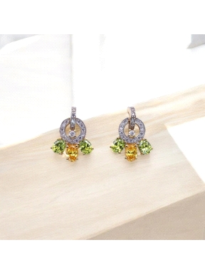PENDIENTES ORO 750MLS ALVA11302
