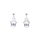 PENDIENTES PLATA