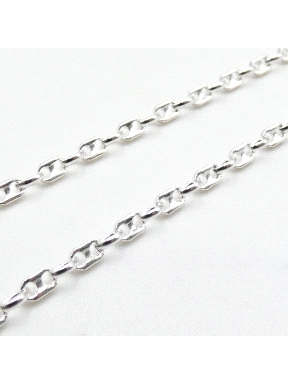 CADENA PLATA 60CM