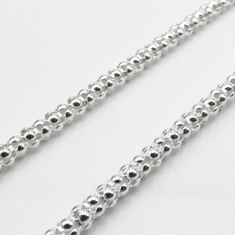 CADENA PLATA 60CM