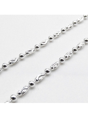 CADENA PLATA  45CM